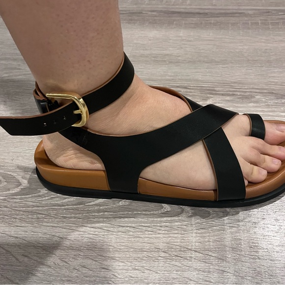 BNIB Anya Criss Cross Footbed Sandal - Picture 9 of 9